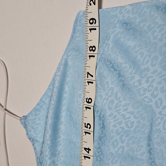 Victoria's Secret Light Blue and Lavender Lingerie Short Gown Size L - Picture 8 of 16